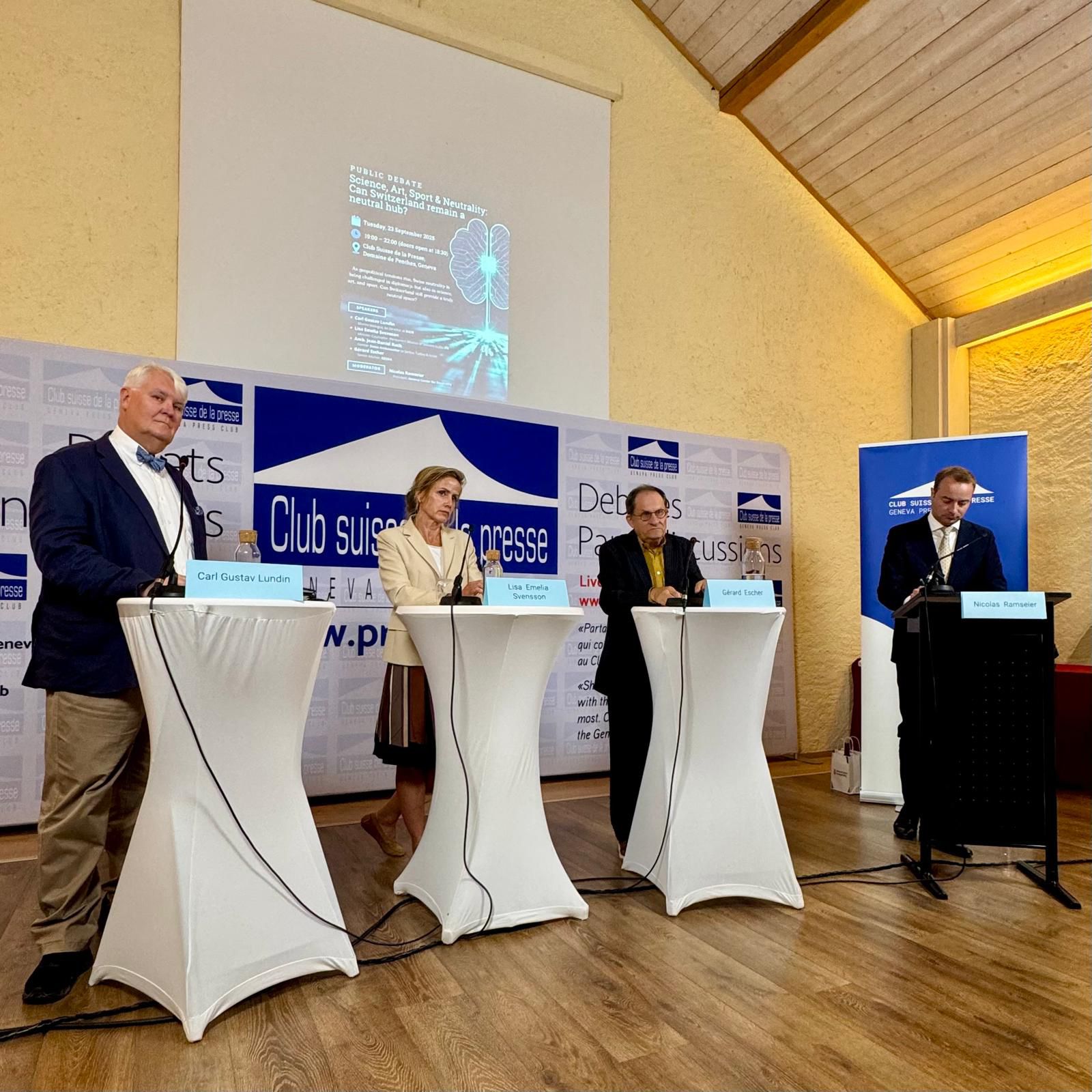 Science, Art, Sport & Neutrality: Can Switzerland remain a neutral hub?